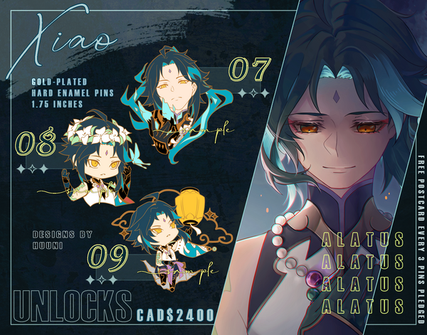 Genshin Hard Enamel Pins