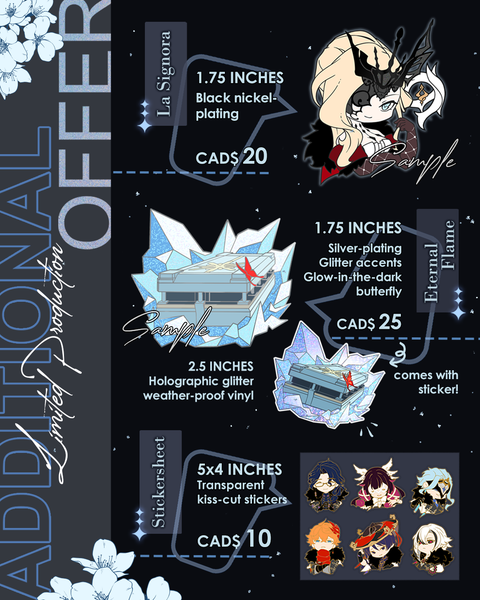 Fatui Harbinger Enamel Pins