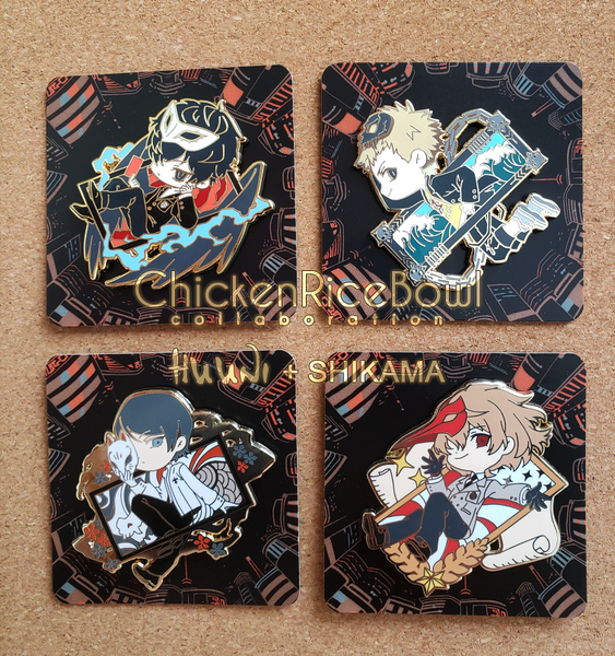 Persona 5 Enamel Pins