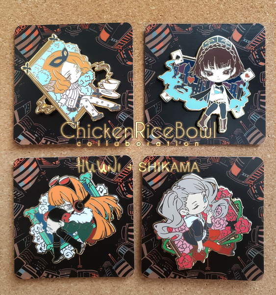 Persona 5 Enamel Pins