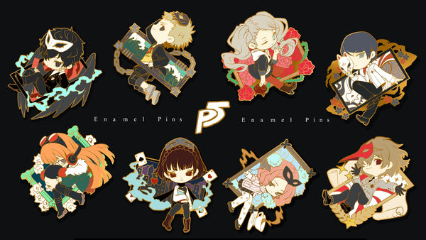 Persona 5 Enamel Pins
