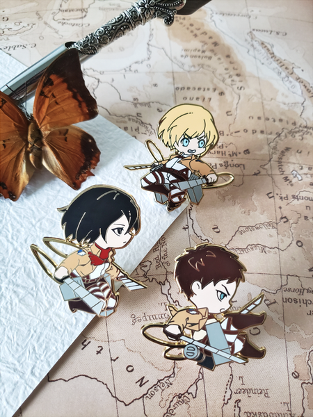 Attack on Titan Enamel Pins