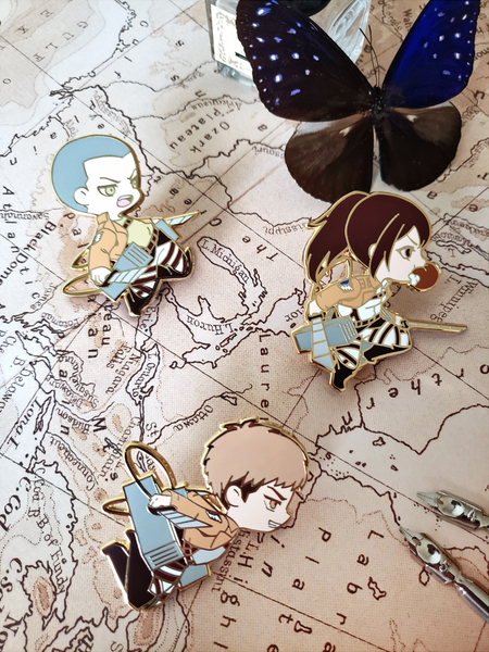 Attack on Titan Enamel Pins