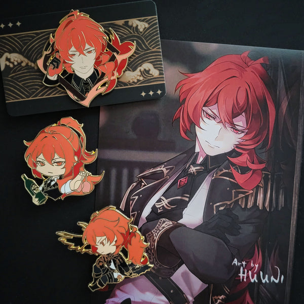 Genshin Hard Enamel Pins