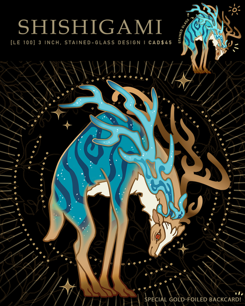[PRE-ORDER] Princess Mononoke Enamel Pins - Where the Gods Live