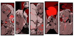 Sesshoumaru Panel Prints