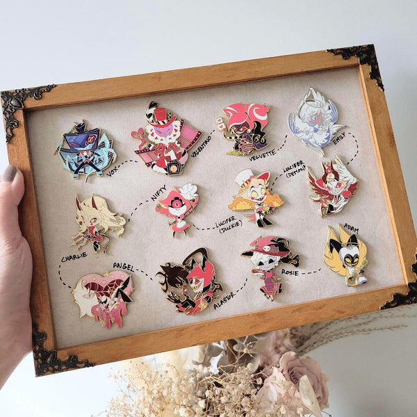 Hazbin Hard Enamel Pins