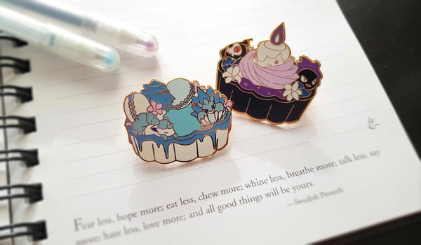 Pokemon Dessert Tart Enamel Pins