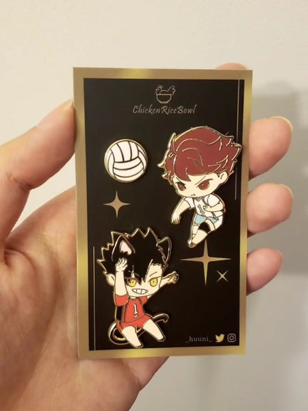 Haikyuu Enamel Pins