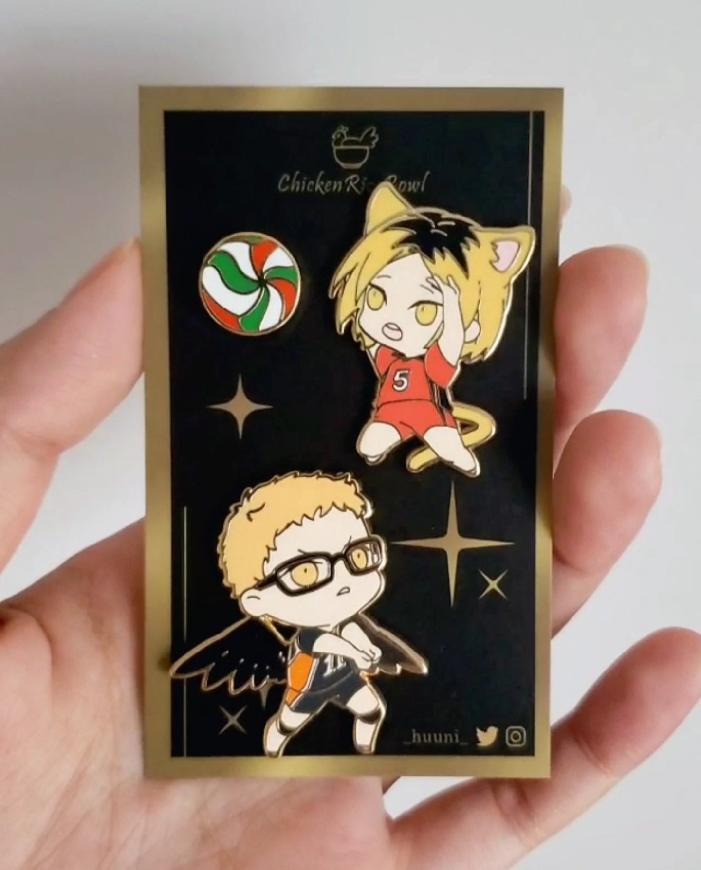 Kuroken shops Enamel Pin Set