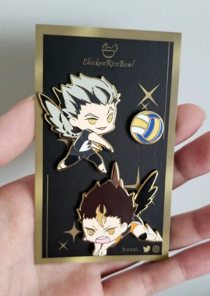 Haikyuu Enamel Pins