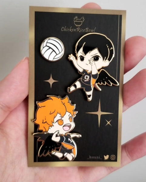 Haikyuu Enamel Pins