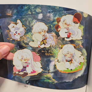 Sesshoumaru clear stickersheet