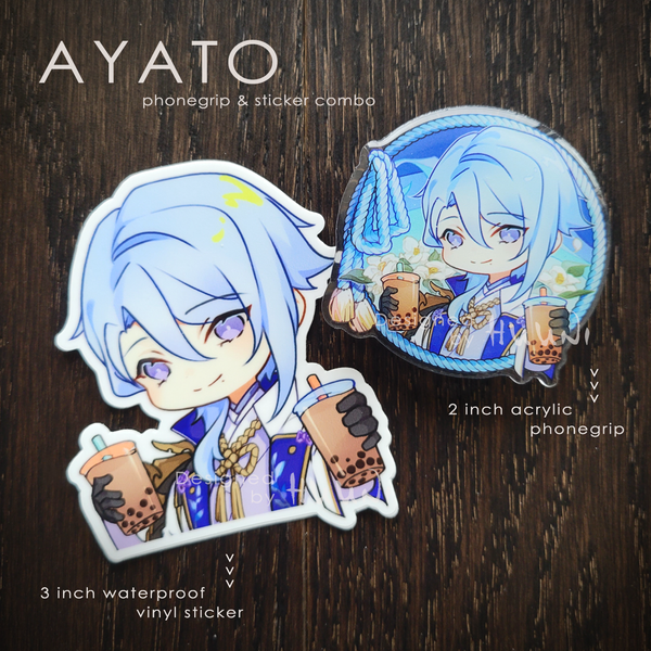 Ayato Phonegrip and Sticker Combo