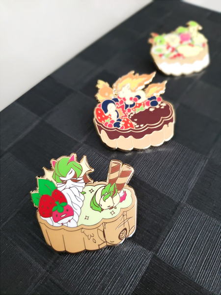 Pokemon Dessert Tart Enamel Pins