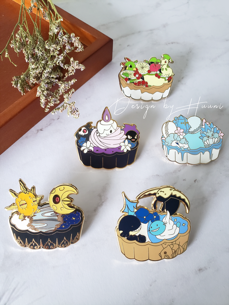 Pokemon Dessert Tart Enamel Pins